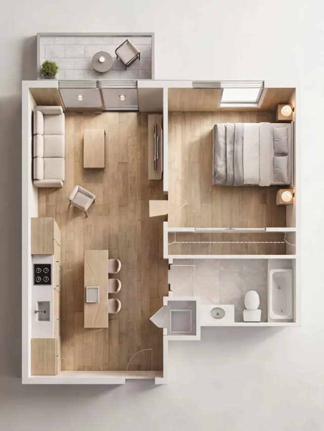 Floor Plan to Interior Design – After