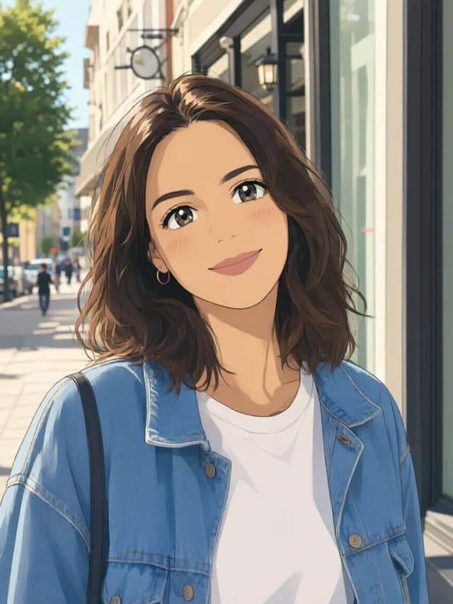 Qwen Image 3: Transform this photo into a classic Japanese anime style illustration