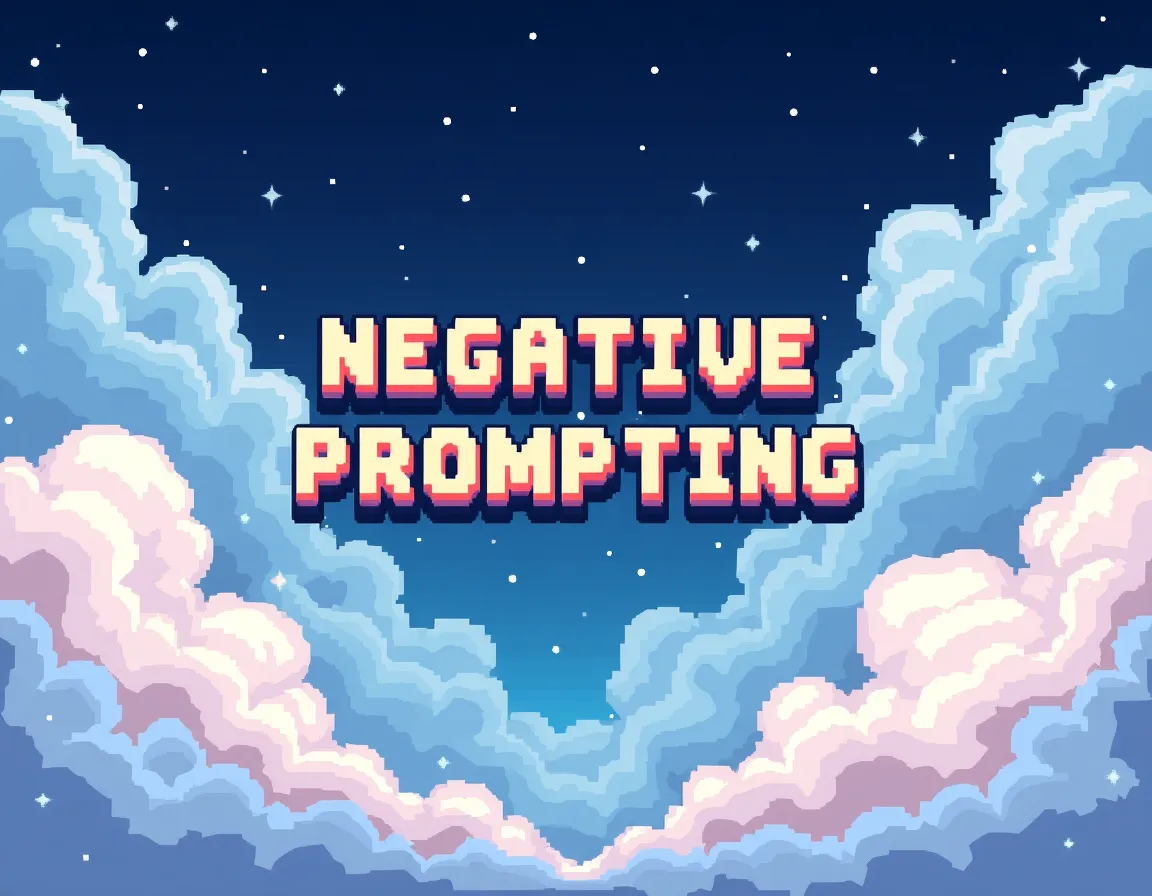 Illustration of negative prompting technique in Midjourney