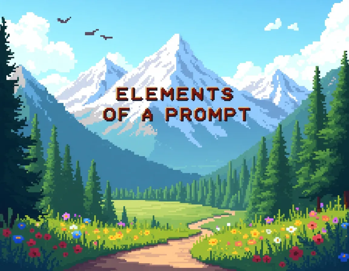 Visual breakdown of Midjourney prompt elements