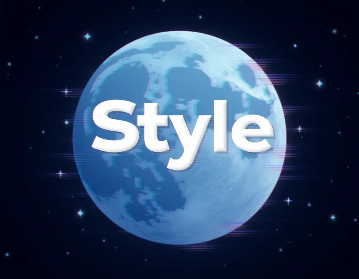 Examples showing the style parameter's effect